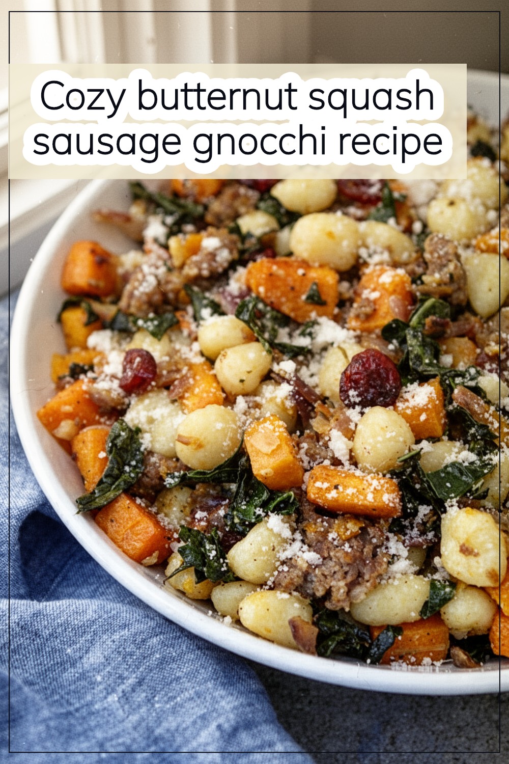 butternut squash sausage gnocchi