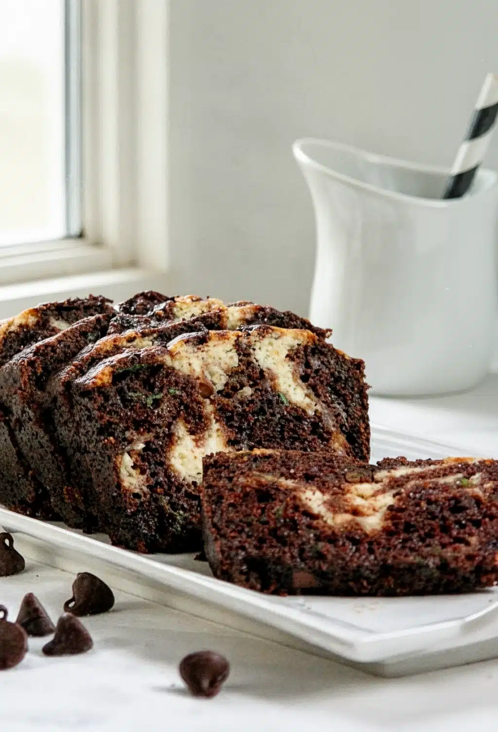 Delicious Chocolate Zucchini Bread Swirl Recipe