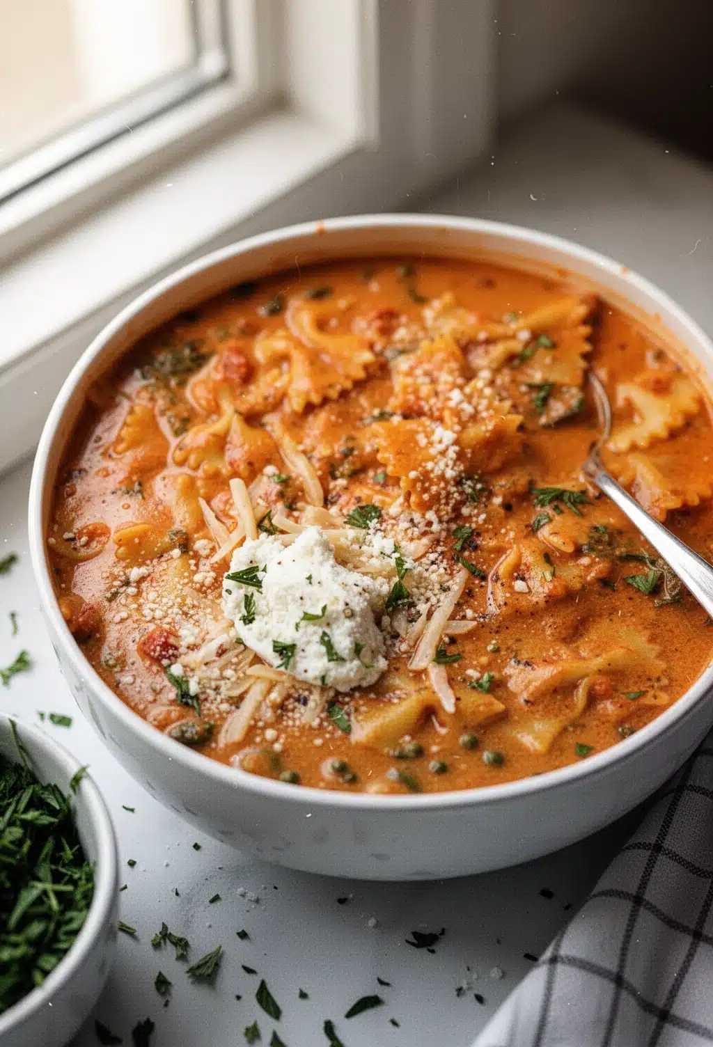 Creamy Vegetarian Lasagna Soup: A Cozy Delight