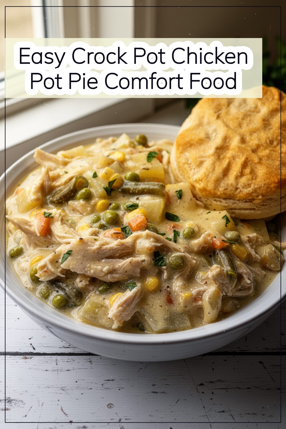crock pot chicken pot pie