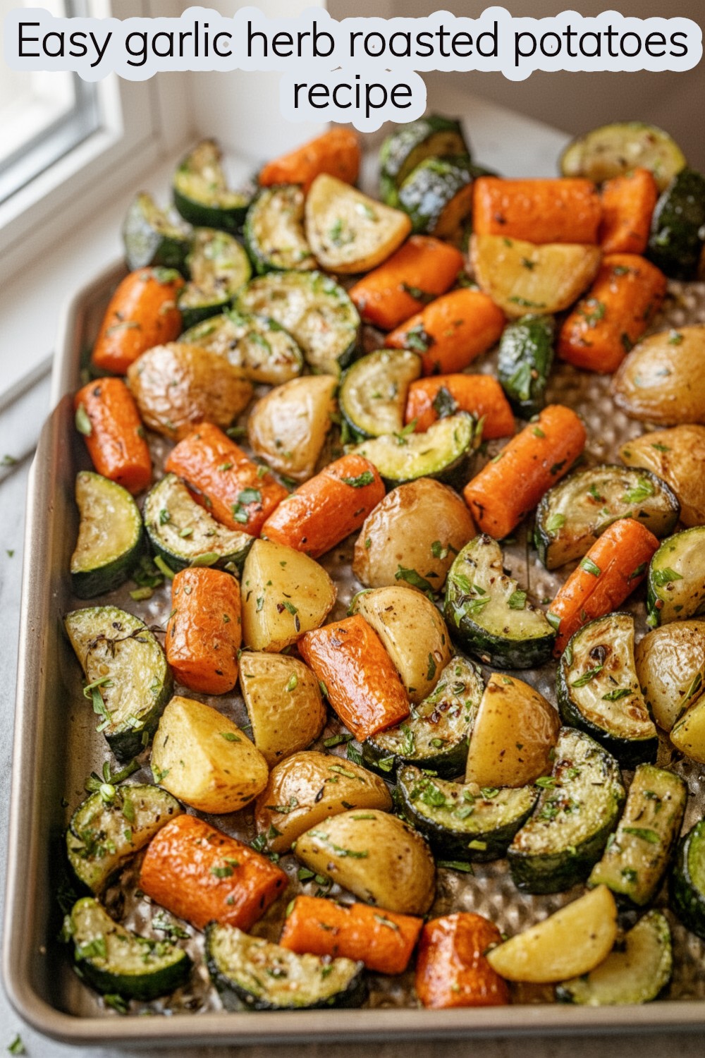 garlic herb roasted potatoes recipe