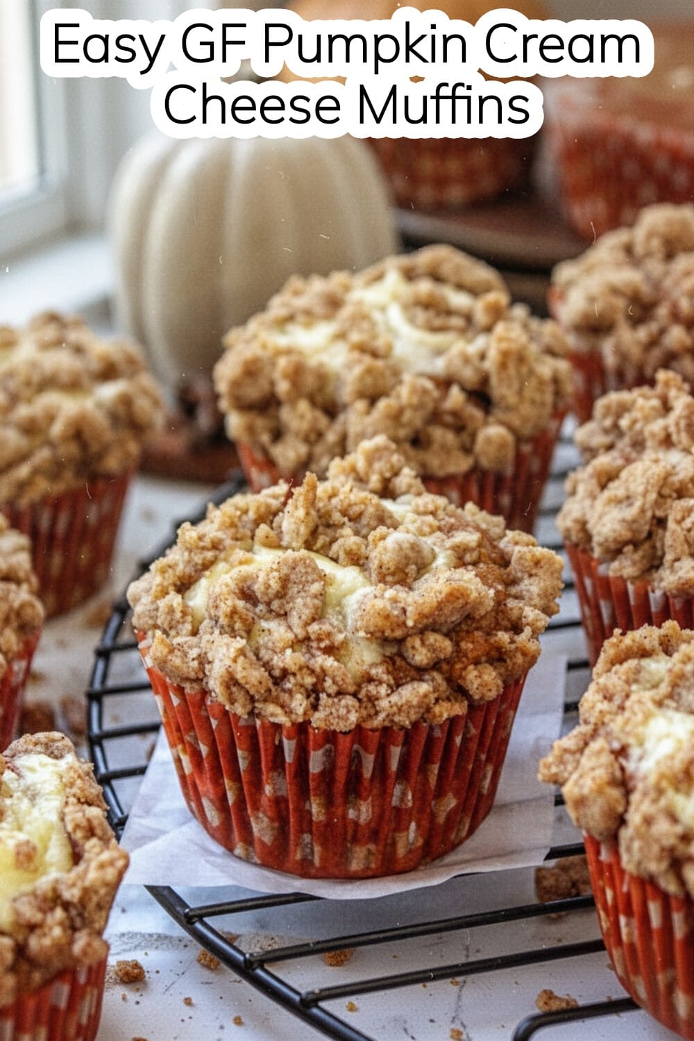 gf pumpkin cream cheese muffins