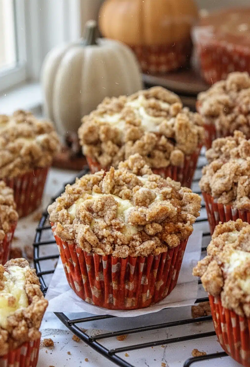 Deliciously Easy GF Pumpkin Cream Cheese Muffins
