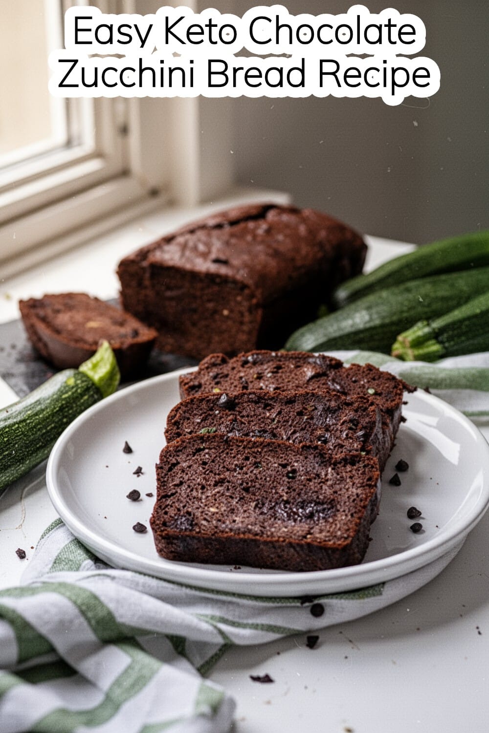 keto chocolate zucchini bread