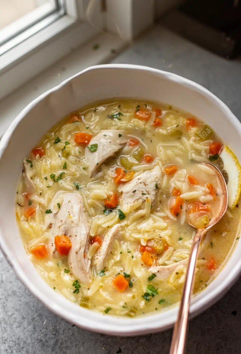 Lemon Chicken Orzo Soup: A Delightful Comfort Bowl