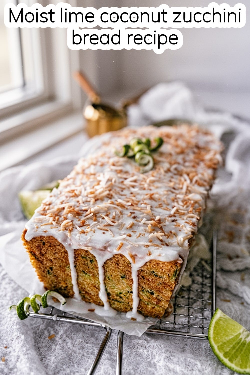 Lime Coconut Zucchini Bread: Irresistibly Moist Delight 1 lime coconut zucchini bread