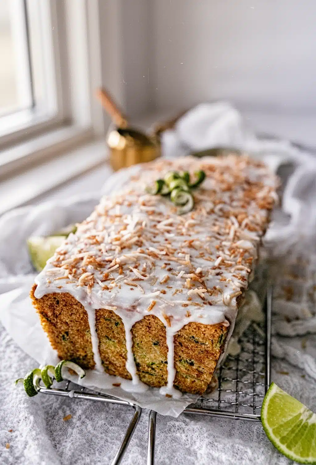 Lime Coconut Zucchini Bread: Irresistibly Moist Delight