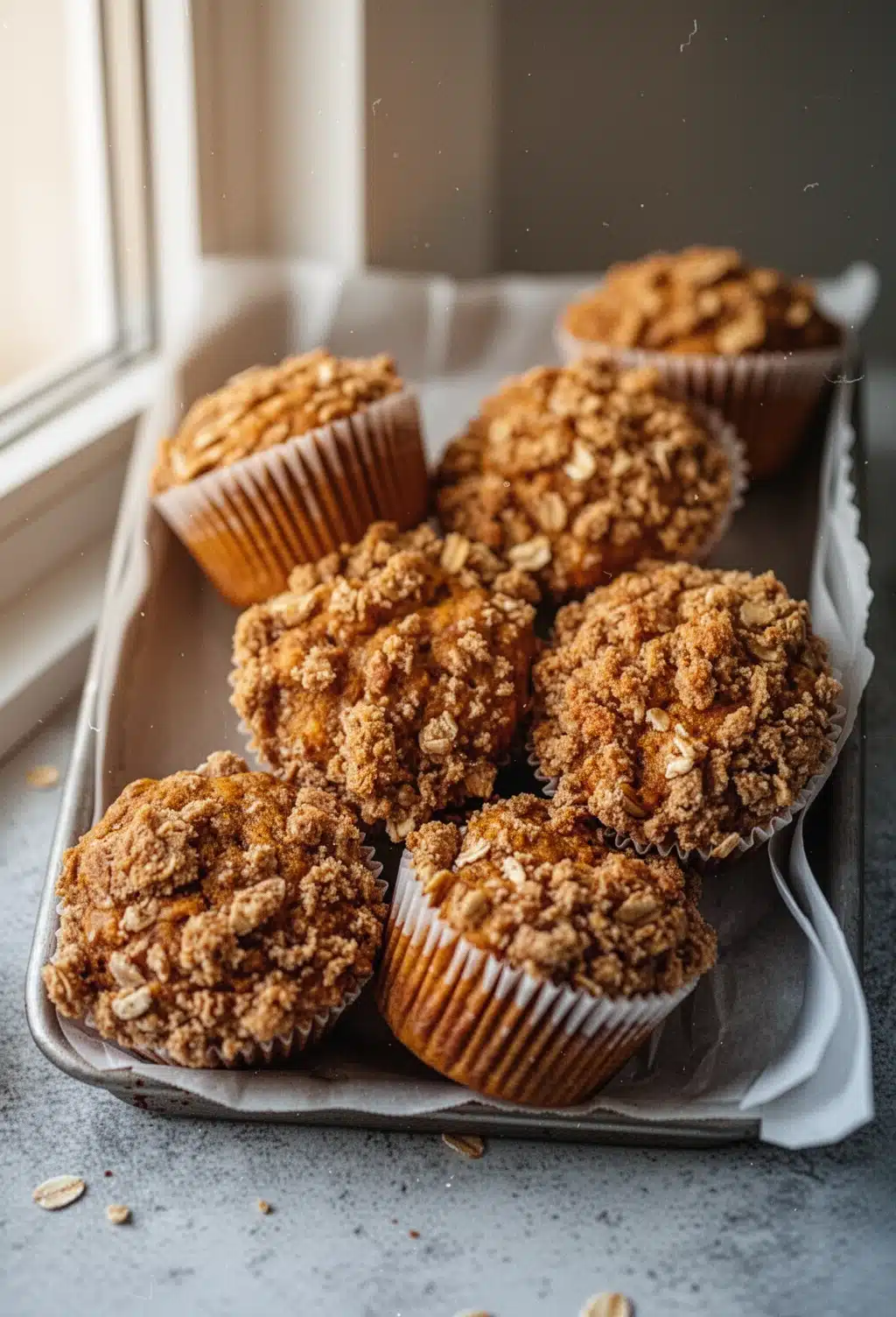 Oatmeal Pumpkin Muffins Easy and Delicious