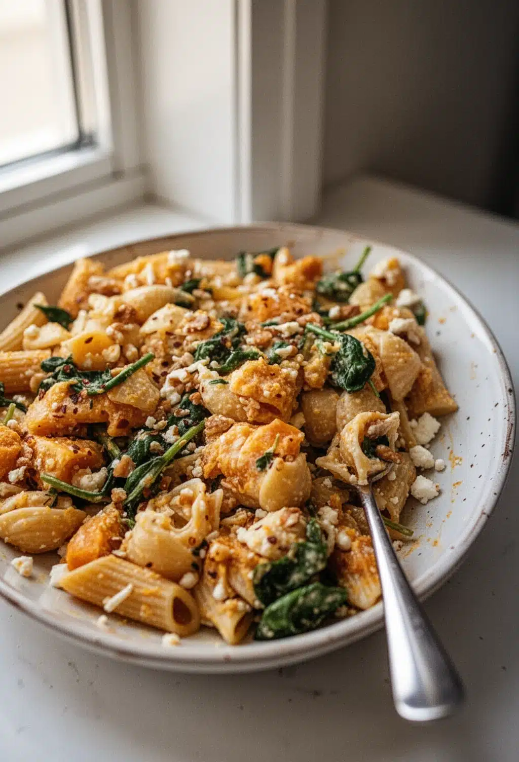 Pumpkin Feta Pasta: A Comforting Delight