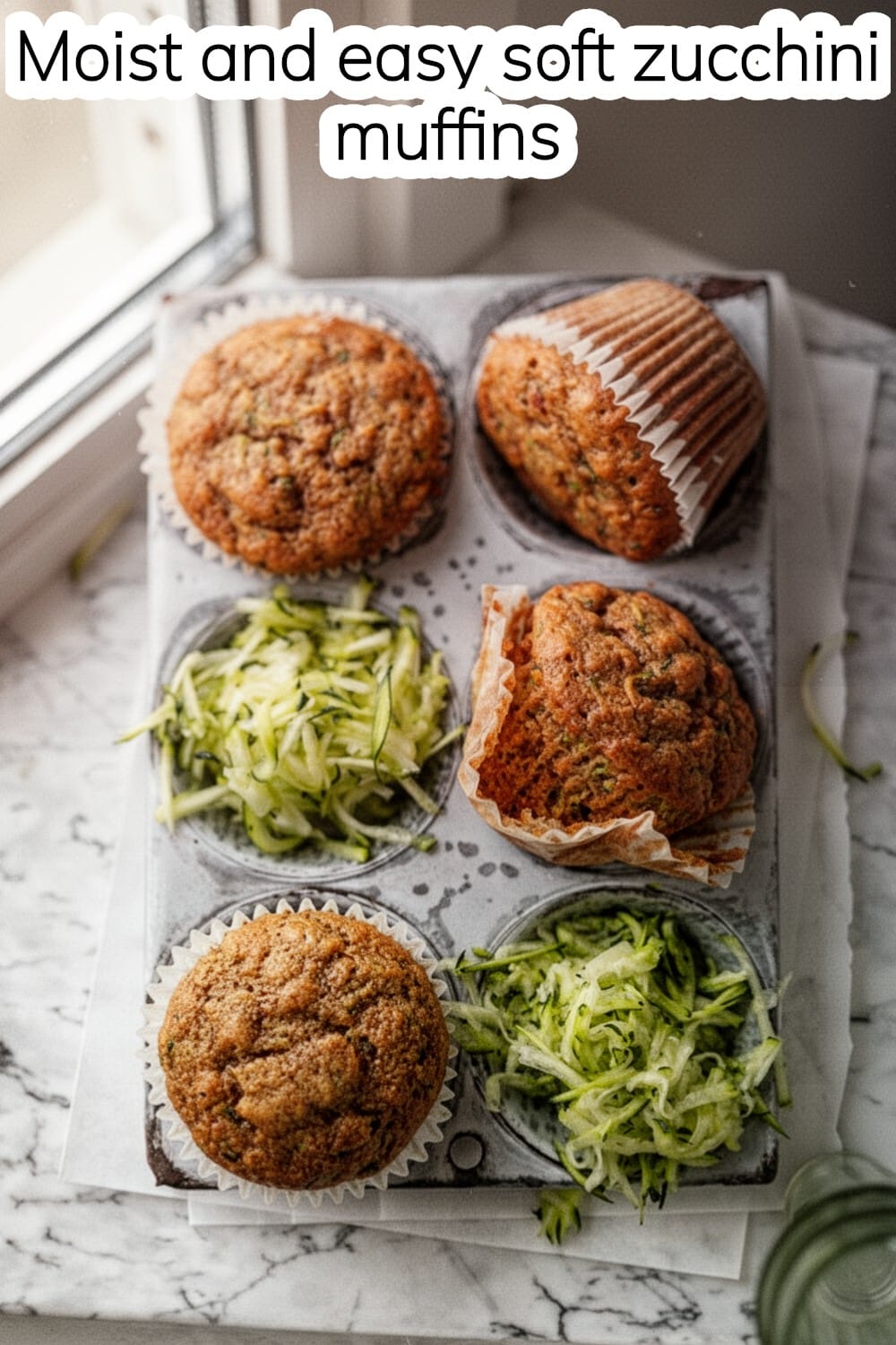 Soft Zucchini Muffins: Delightfully Moist and Easy 1 soft zucchini muffins