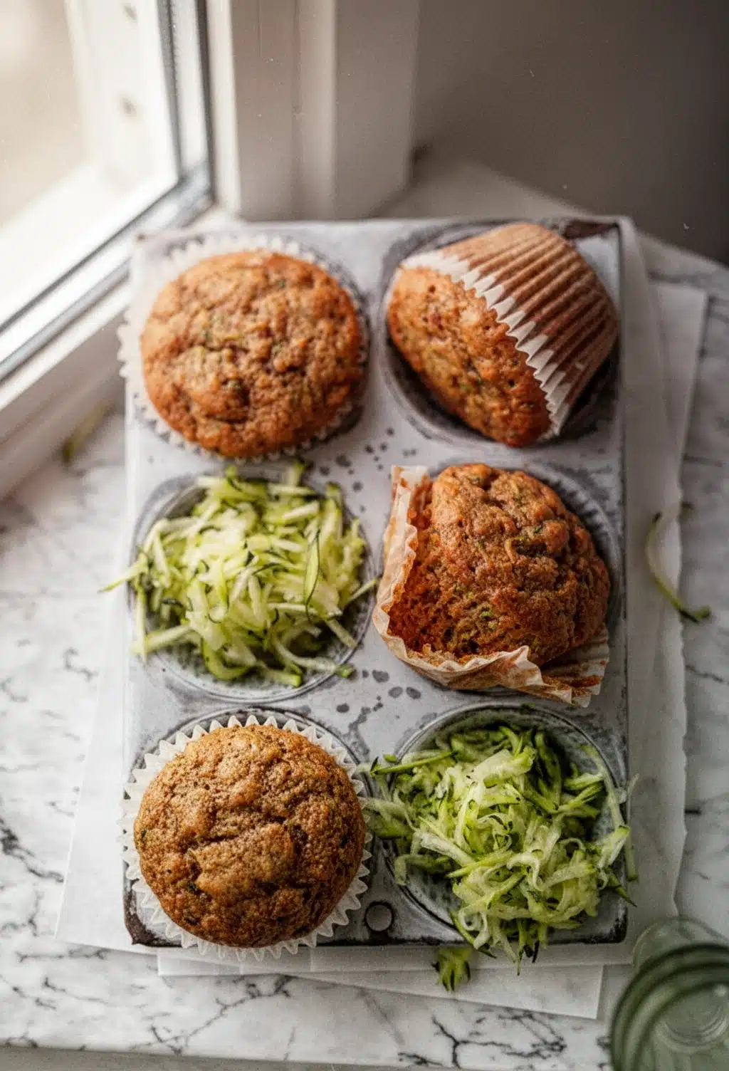 Soft Zucchini Muffins: Delightfully Moist and Easy