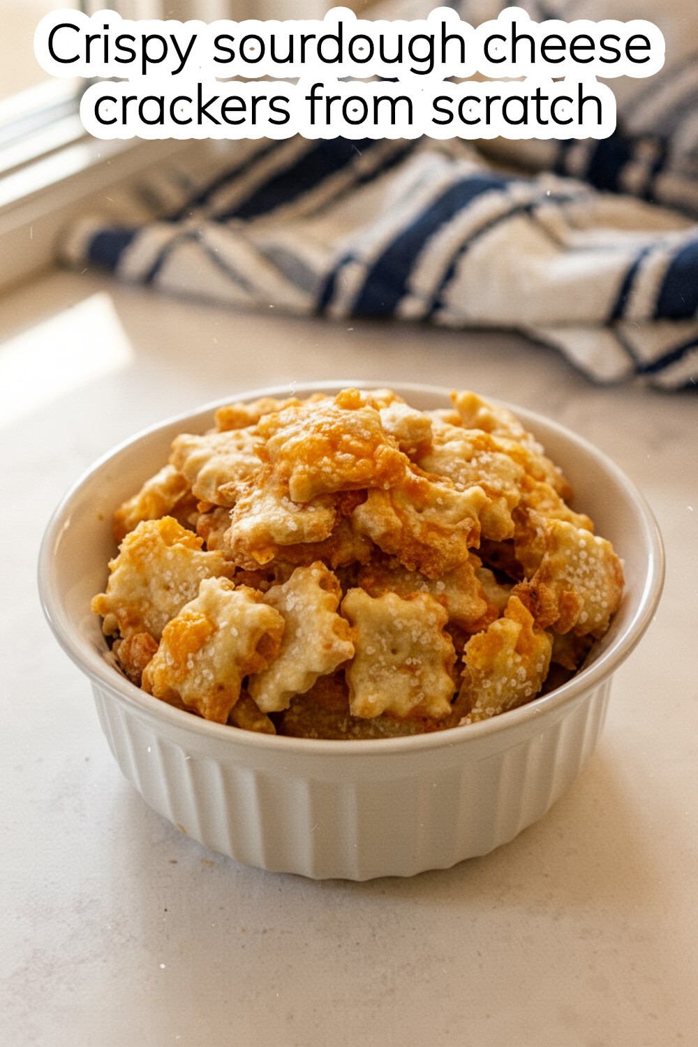 sour dough cheese crackers