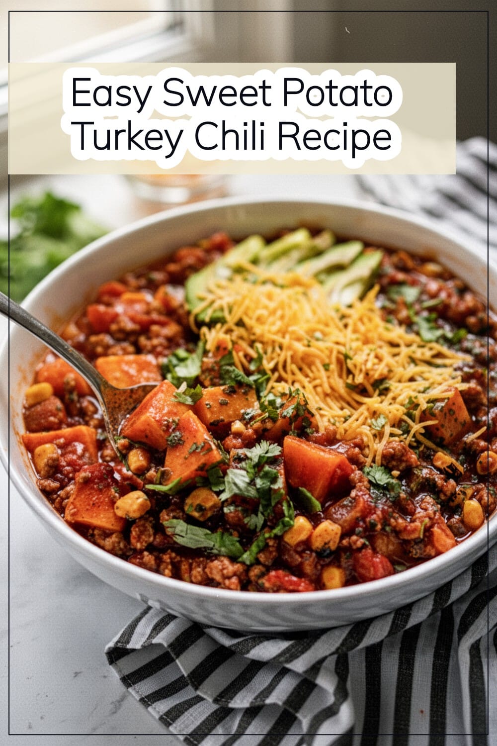 sweet potato turkey chili