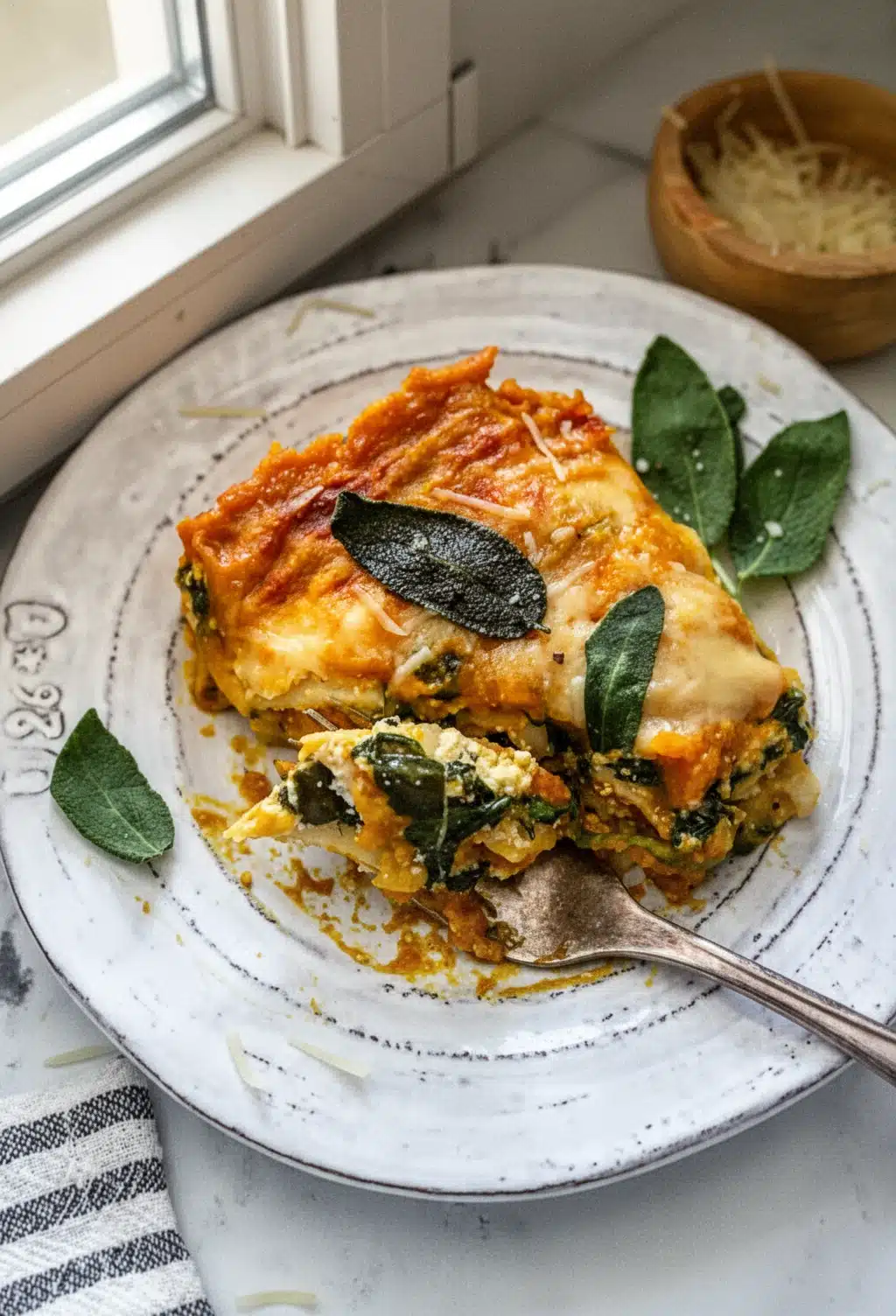 Vegetarian Pumpkin Spinach Lasagna: A Hearty Delight